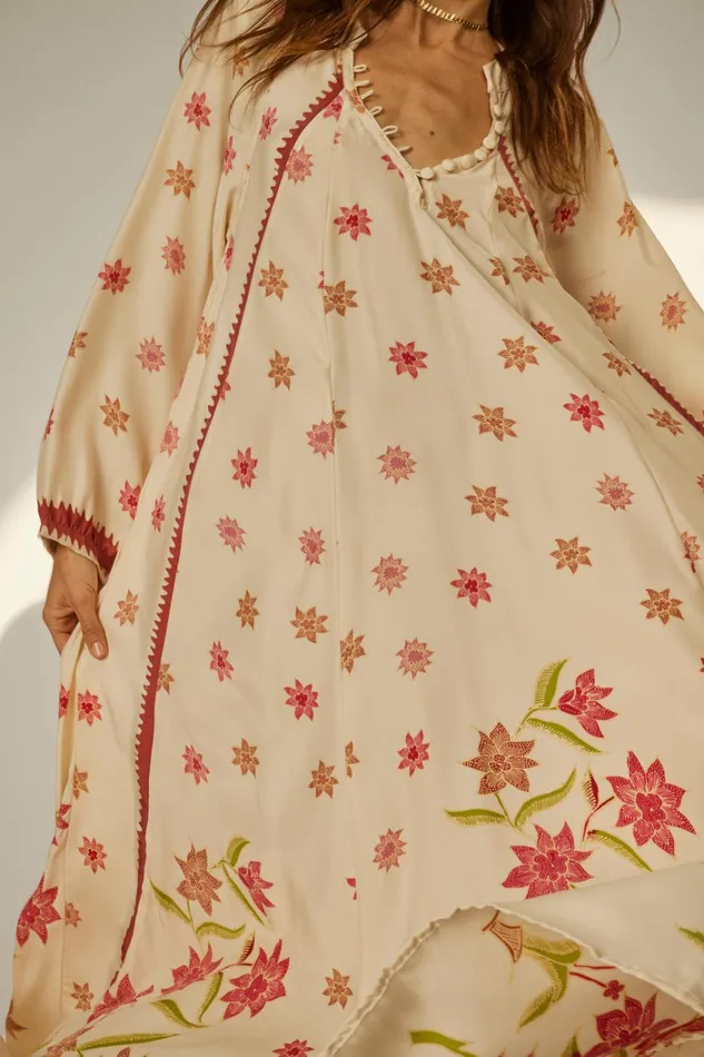 Women Natalie Martin Dresses Fiore Maxi Starflower Cream