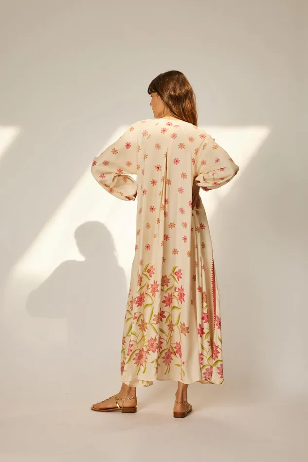 Women Natalie Martin Dresses Fiore Maxi Starflower Cream