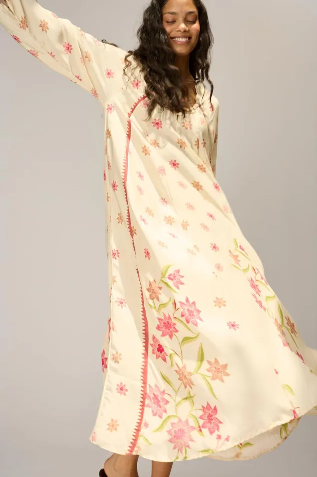 Women Natalie Martin Dresses Fiore Maxi Starflower Cream