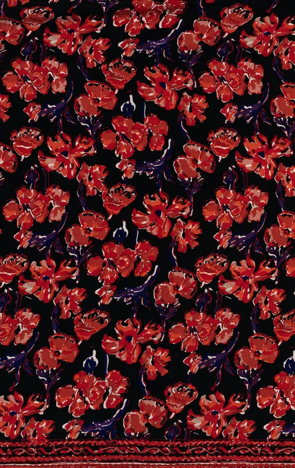 Women Natalie Martin Dresses Gina Maxi Silk Watercolor Print Onyx