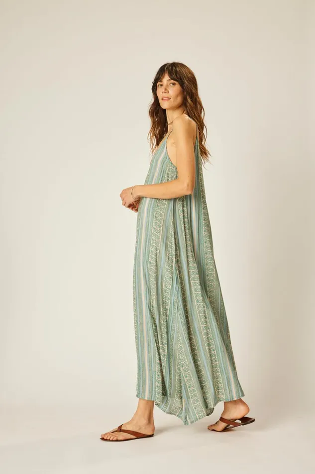 Women Natalie Martin Dresses Heather Maxi Paisley Stripe Pool