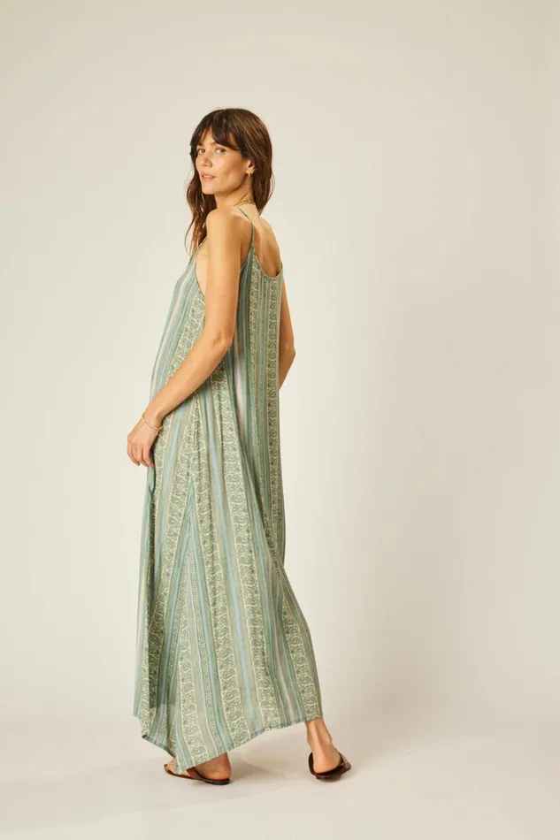 Women Natalie Martin Dresses Heather Maxi Paisley Stripe Pool
