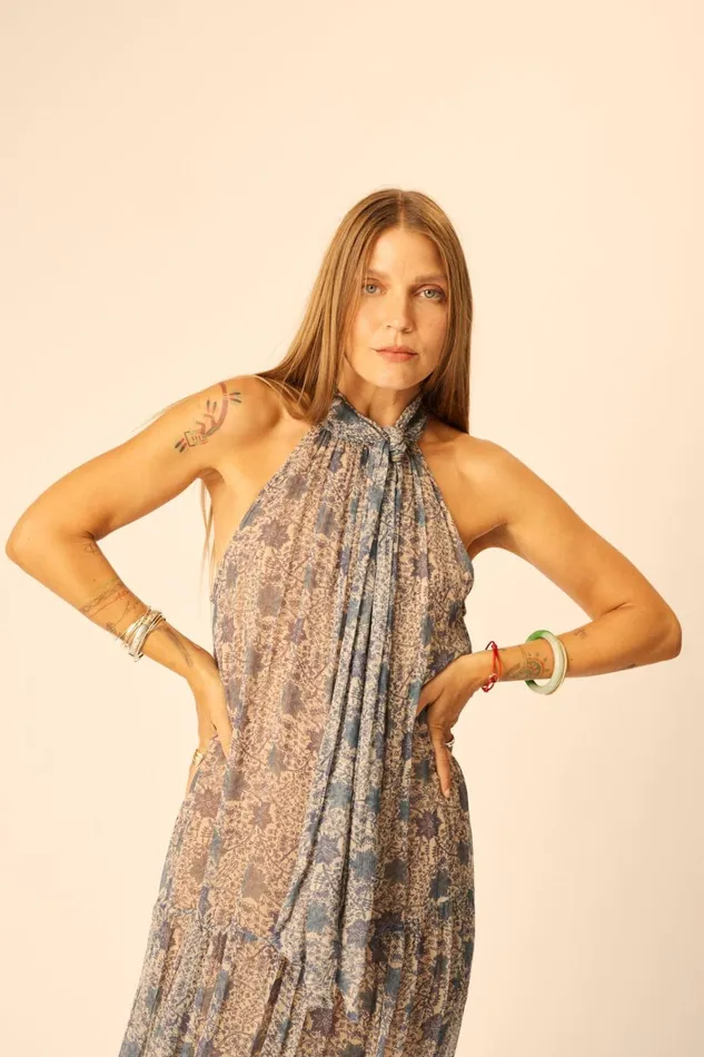 Women Natalie Martin Dresses Indiana Mini Snowflake Sea