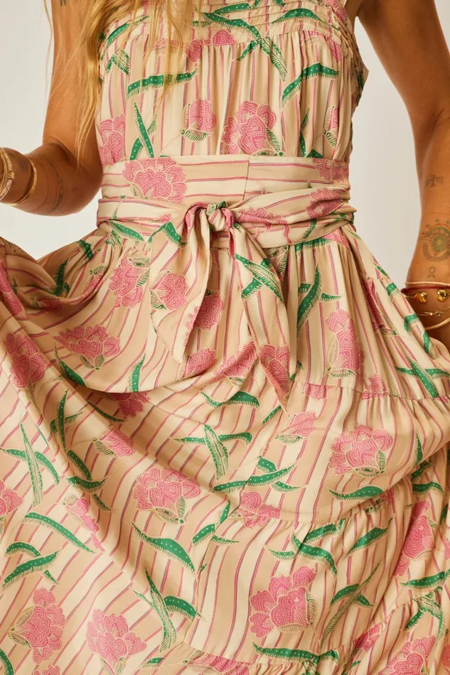 Women Natalie Martin Dresses Jasmine Maxi Chamomile Rose