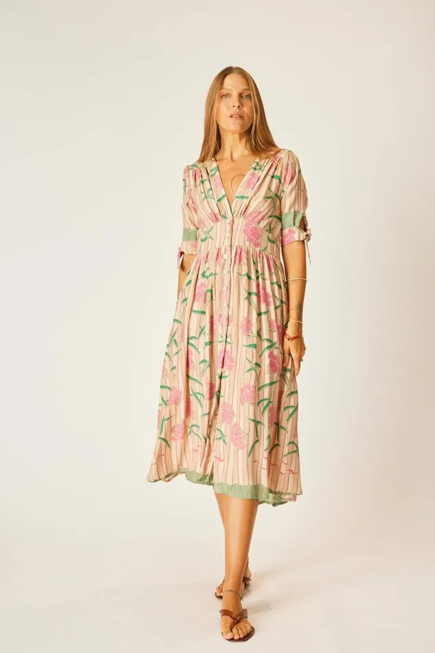 Women Natalie Martin Dresses Layla Dress Chamomile Rose
