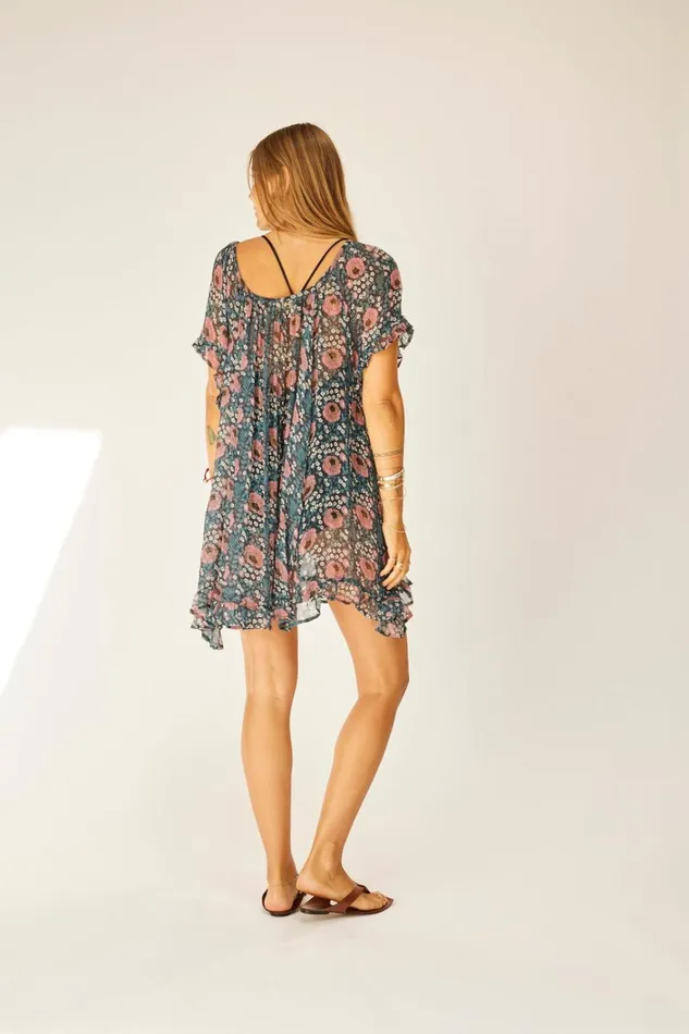Women Natalie Martin Dresses Marina Dress Geranium Midnight