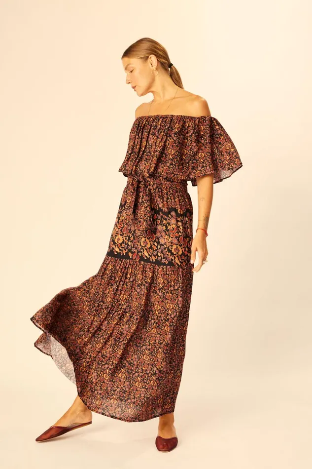 Women Natalie Martin Dresses Naomi Dress With Sash Petite Fleur Noire