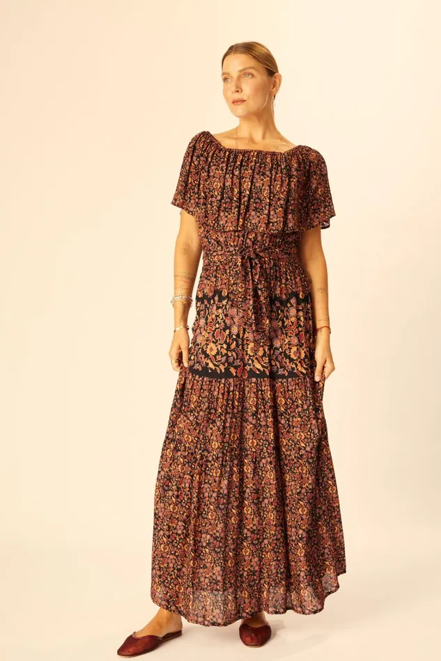 Women Natalie Martin Dresses Naomi Dress With Sash Petite Fleur Noire