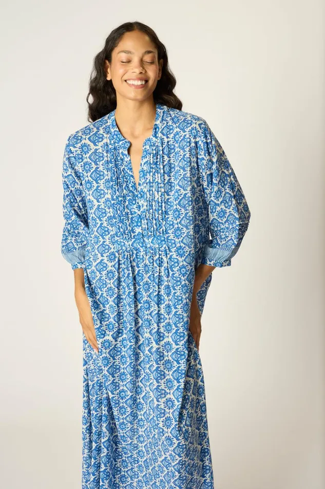 Women Natalie Martin Dresses Sammie Maxi Fleurdelis Blue