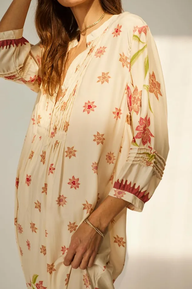 Women Natalie Martin Dresses Sammie Maxi Starflower Cream