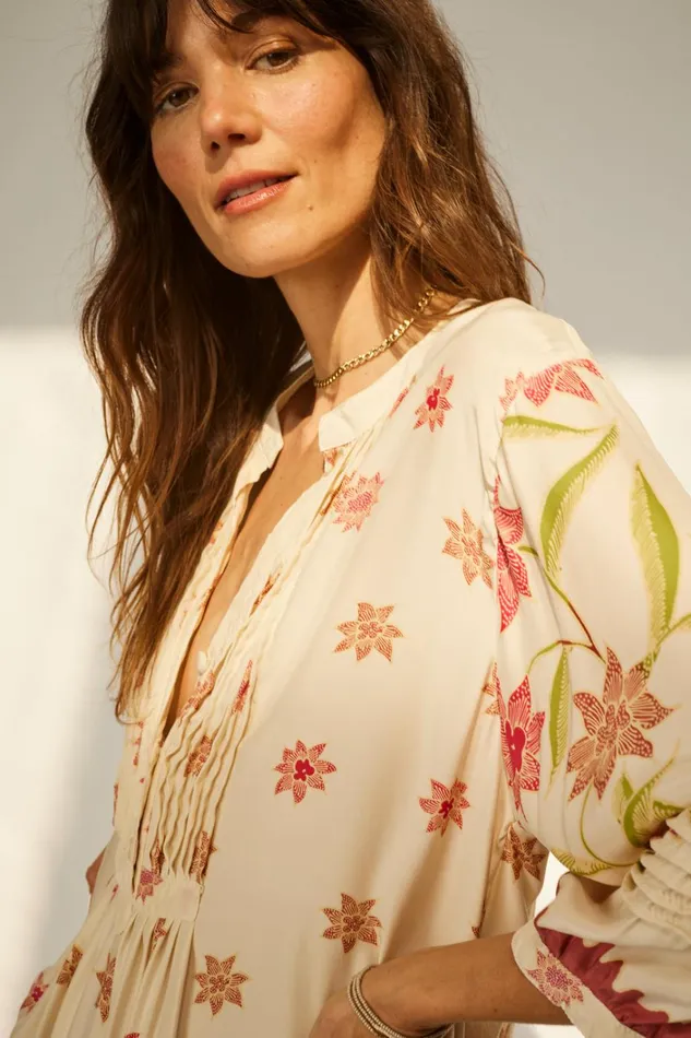 Women Natalie Martin Dresses Sammie Maxi Starflower Cream