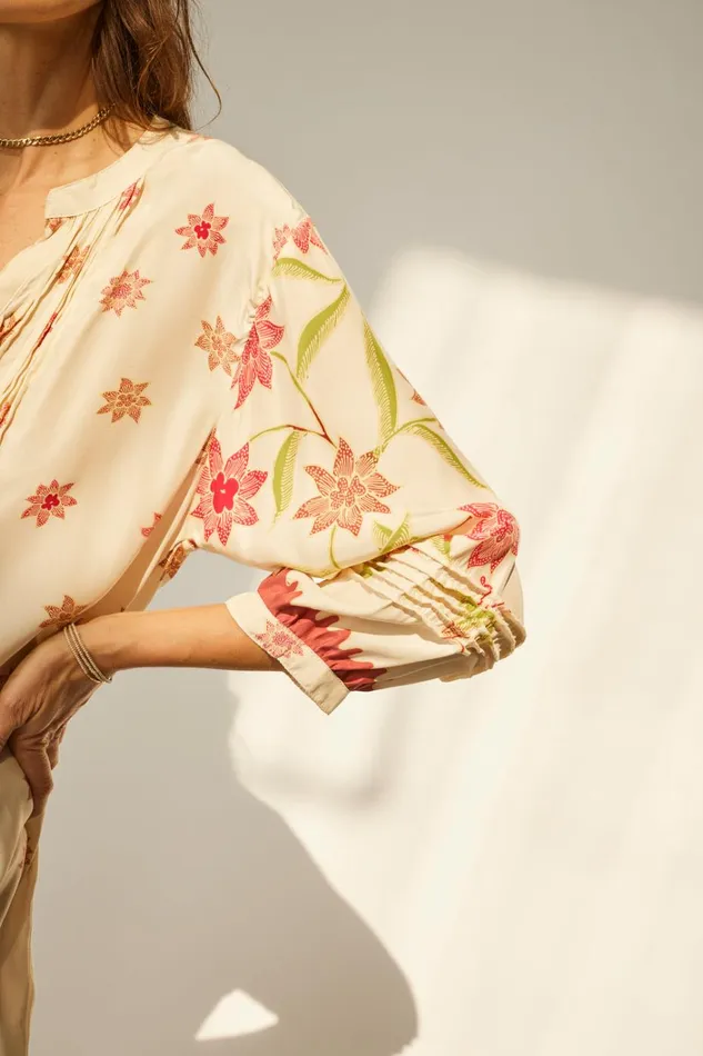 Women Natalie Martin Dresses Sammie Maxi Starflower Cream