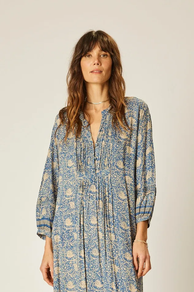Women Natalie Martin Dresses Sammie Maxi Water Lily Blue