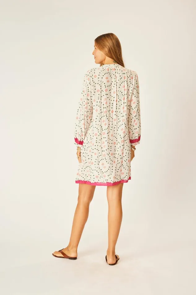 Women Natalie Martin Dresses Sammie Short Dress Pinwheel Cotton