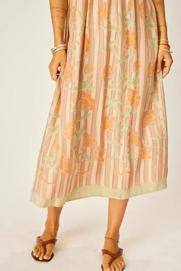 Women Natalie Martin Dresses Sienna Dress Chamomile Apricot