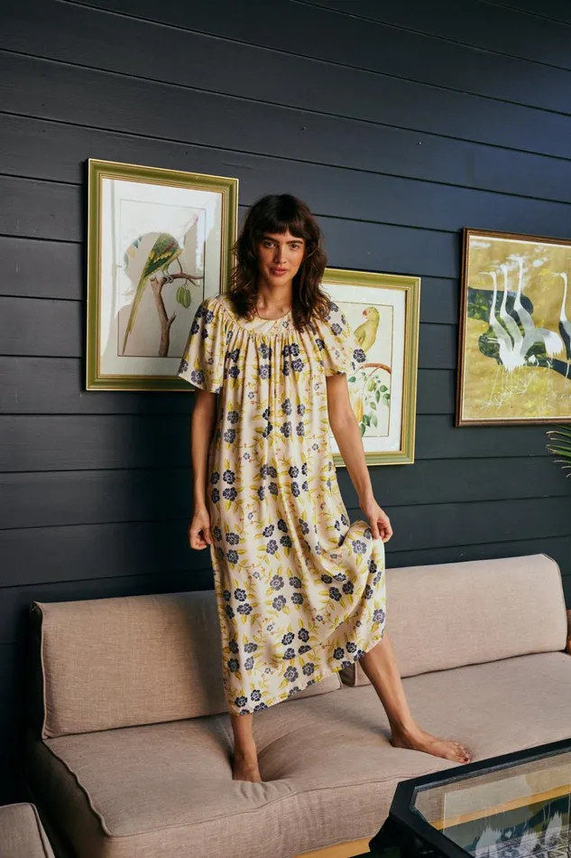 Women Natalie Martin Dresses Sienna Dress Prairie Indigo