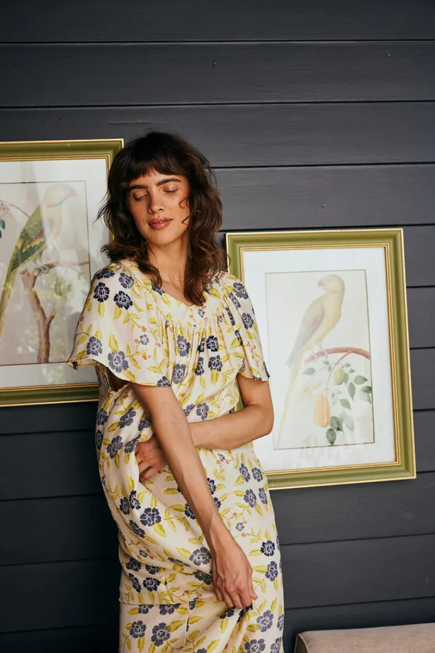 Women Natalie Martin Dresses Sienna Dress Prairie Indigo Women Natalie Martin Dresses Sienna Dress Prairie Indigo