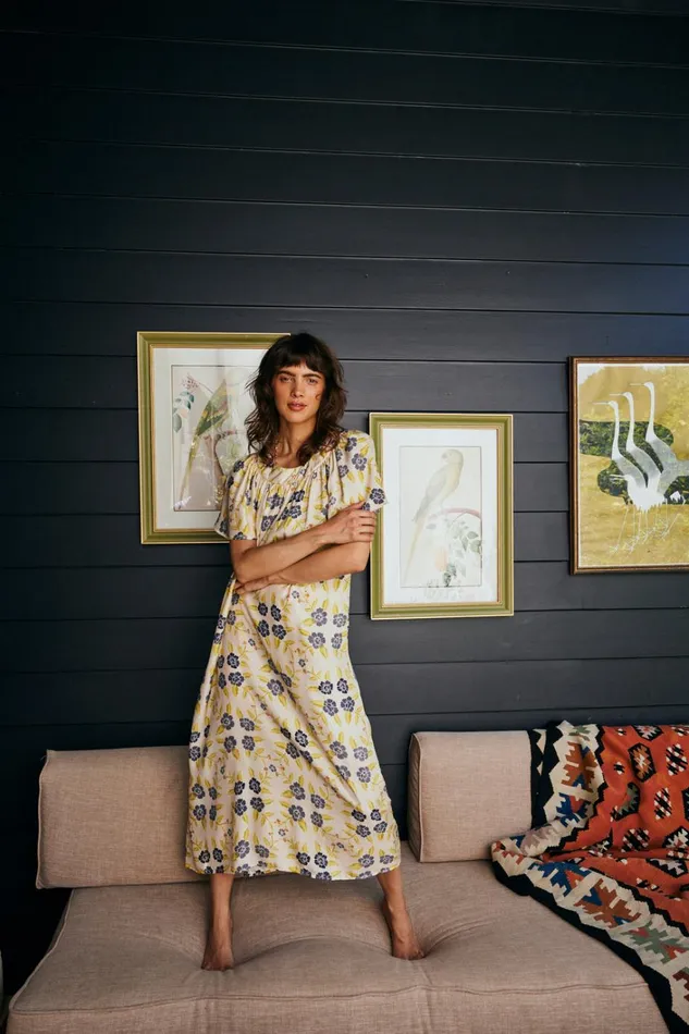 Women Natalie Martin Dresses Sienna Dress Prairie Indigo Women Natalie Martin Dresses Sienna Dress Prairie Indigo