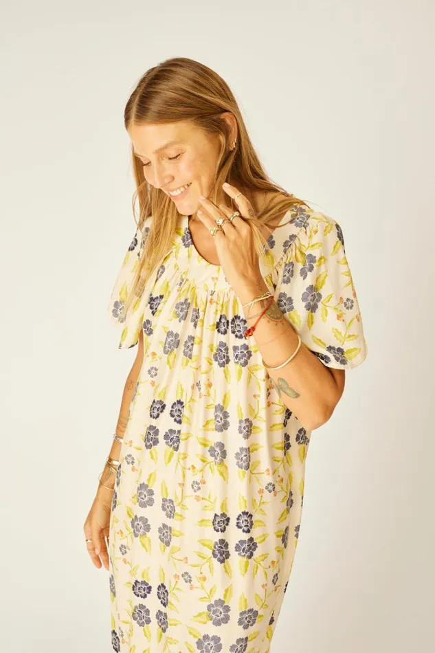 Women Natalie Martin Dresses Sienna Dress Prairie Indigo Women Natalie Martin Dresses Sienna Dress Prairie Indigo