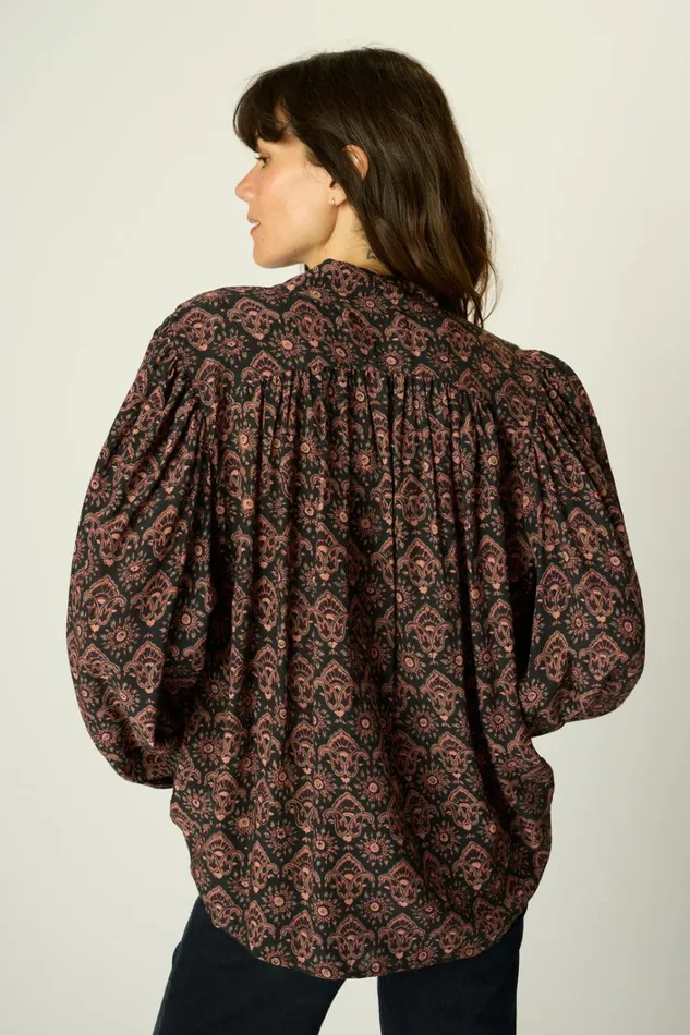 Women Natalie Martin Tops Iris Top Fleurdelis Black Women Natalie Martin Tops Iris Top Fleurdelis Black