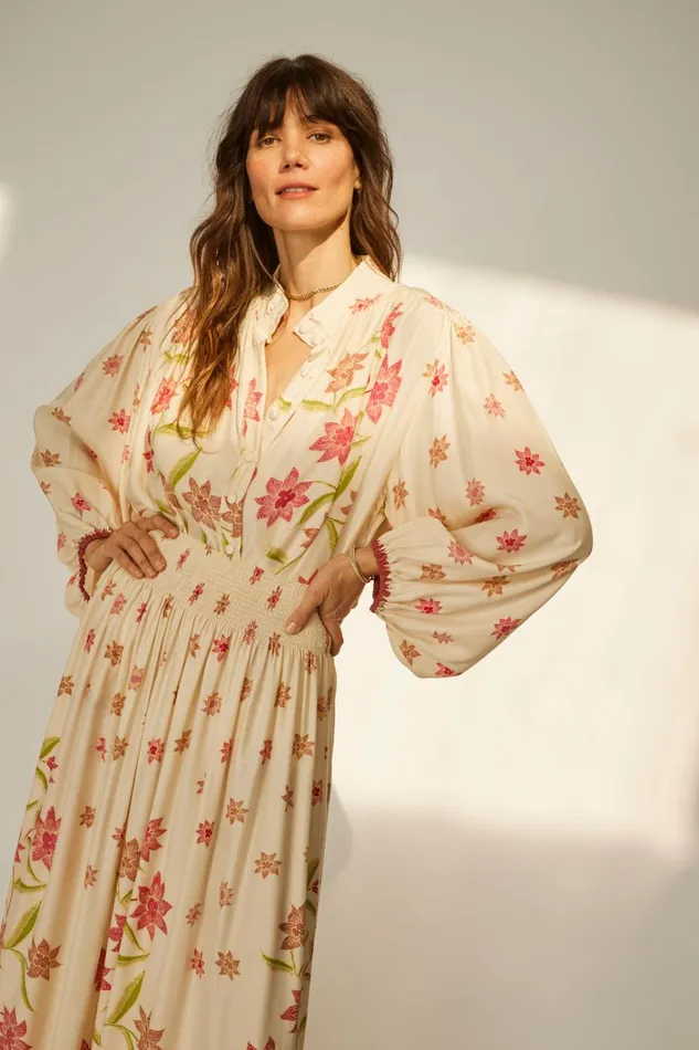 Women Natalie Martin Tops Iris Top Starflower Cream Women Natalie Martin Tops Iris Top Starflower Cream