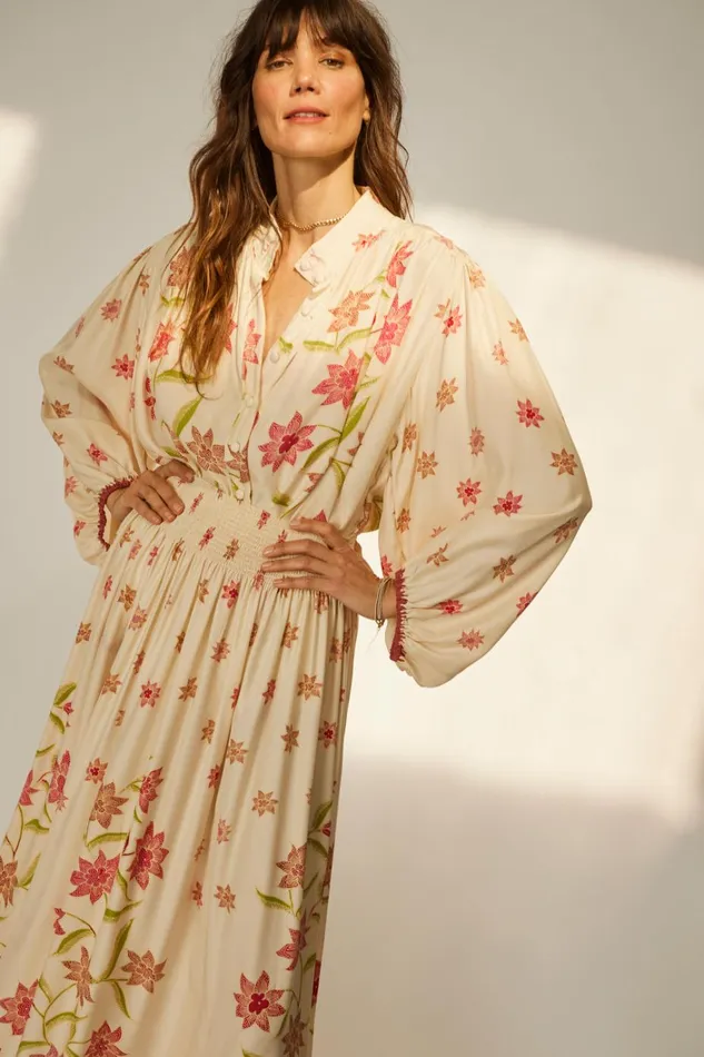 Women Natalie Martin Tops Iris Top Starflower Cream Women Natalie Martin Tops Iris Top Starflower Cream