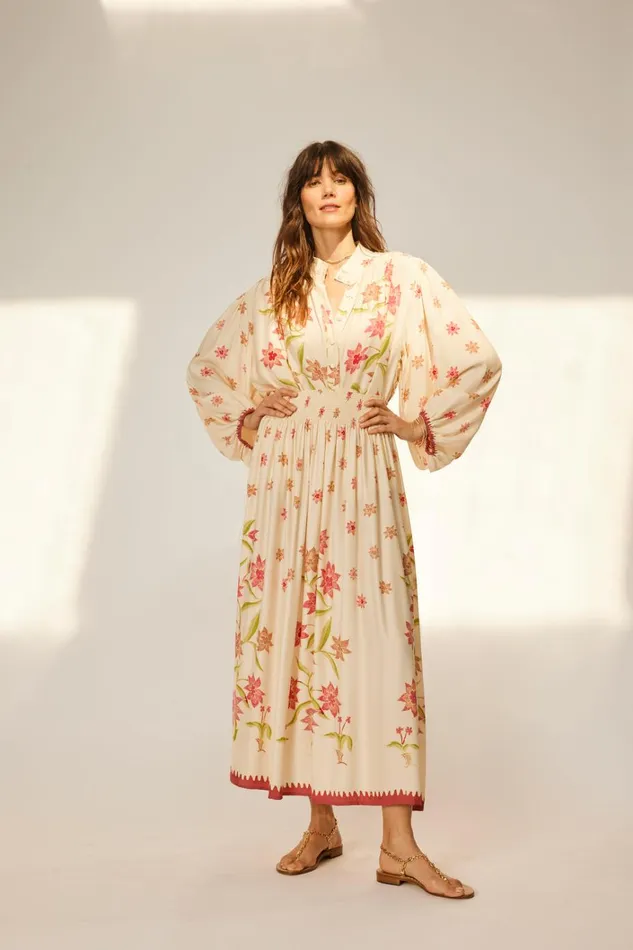 Women Natalie Martin Tops Iris Top Starflower Cream Women Natalie Martin Tops Iris Top Starflower Cream