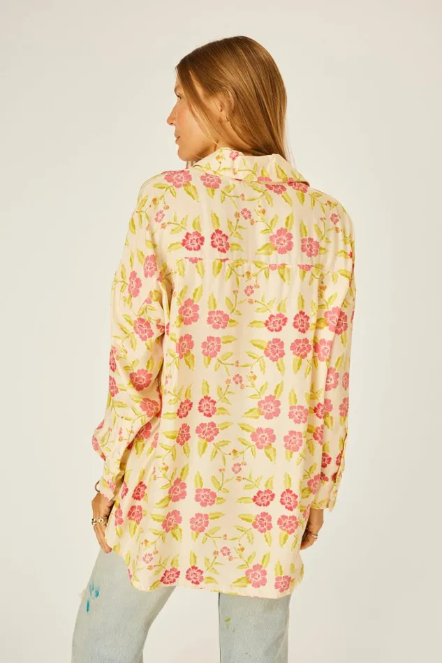 Women Natalie Martin Tops Jennifer Shirt Prairie Dusty Crimson