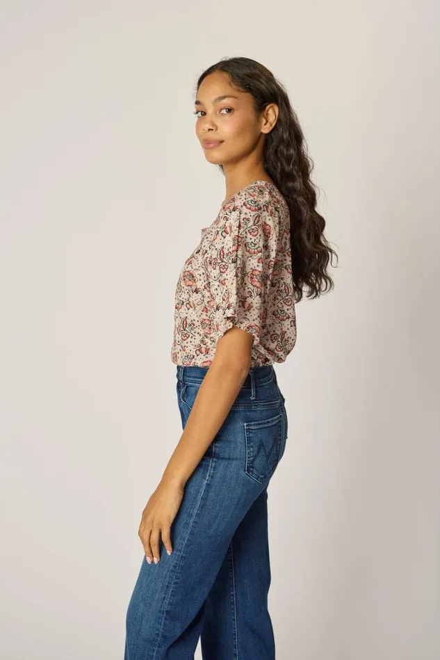 Women Natalie Martin Tops Nikki Top Heirloom Rose