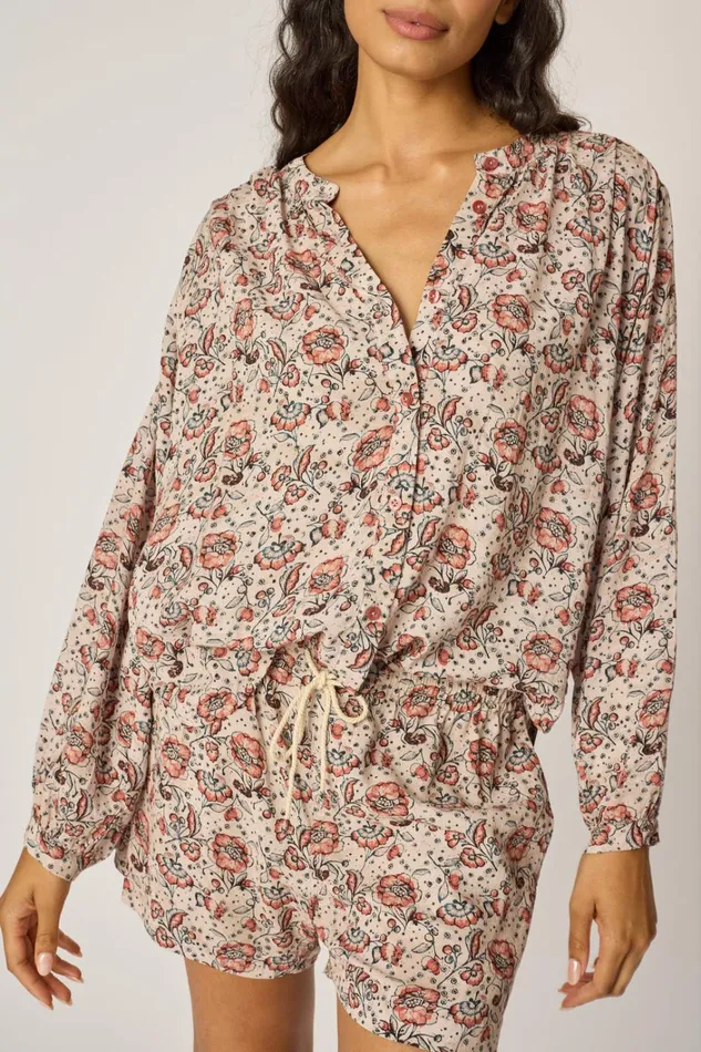 Women Natalie Martin Tops Tolan Shirt Heirloom Rose