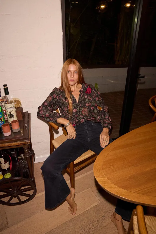 Women Natalie Martin Tops Tolan Shirt Lehua Black