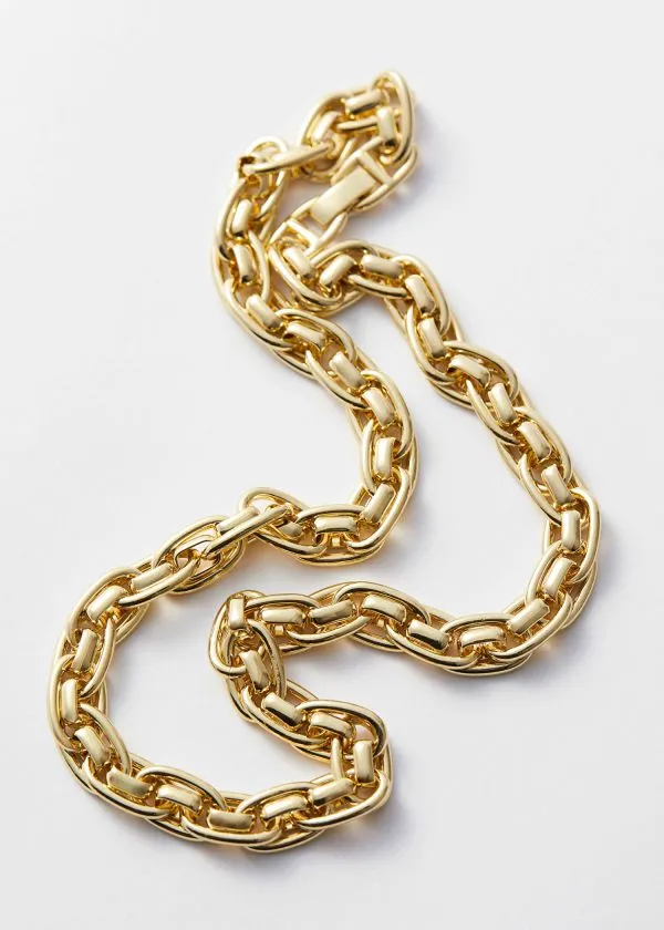 Women Necklaces and Other Stories Cable Chain Necklace Gold