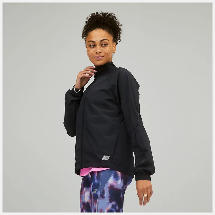 Women New Balance Impact Run Packable Jacket BLACK Jackets and Vests Women New Balance Impact Run Packable Jacket BLACK Jackets and Vests