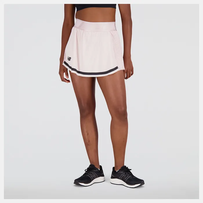 Women New Balance Novelty Tournament Skort STONE PINK Skirts and Dresses