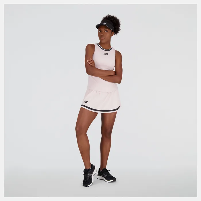 Women New Balance Novelty Tournament Skort STONE PINK Skirts and Dresses