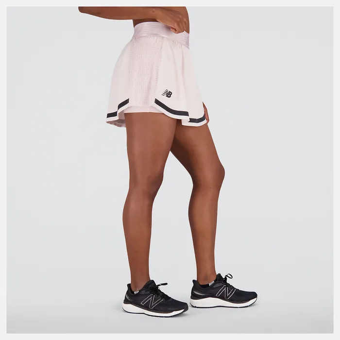 Women New Balance Novelty Tournament Skort STONE PINK Skirts and Dresses