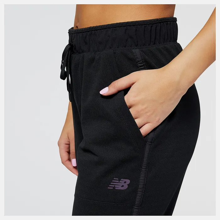 Women New Balance Q Speed Jogger BLACK Pants and Leggings Women New Balance Q Speed Jogger BLACK Pants and Leggings