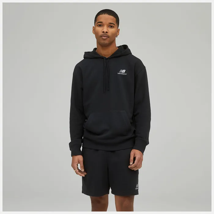 Women New Balance Unissentials French Terry Hoodie BLACK Hoodies and Sweatshirts Women New Balance Unissentials French Terry Hoodie BLACK Hoodies and Sweatshirts