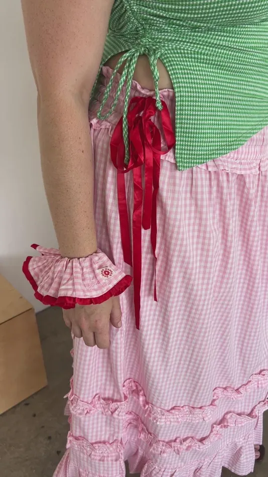 Women Olivia Ruffle Skirt Pink Lisa Says Gah Skirts