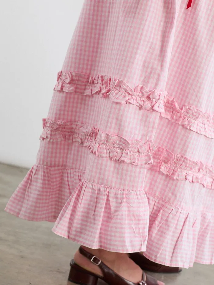 Women Olivia Ruffle Skirt Pink Lisa Says Gah Skirts