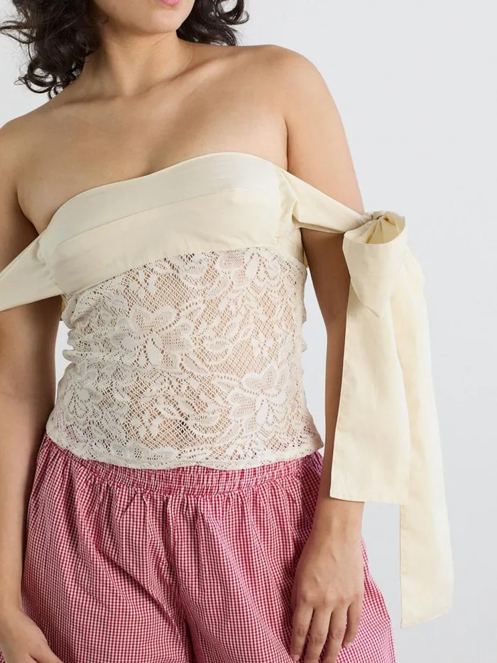 Women Open Wings Top Ivory Lisa Says Gah Sleeveless Tops