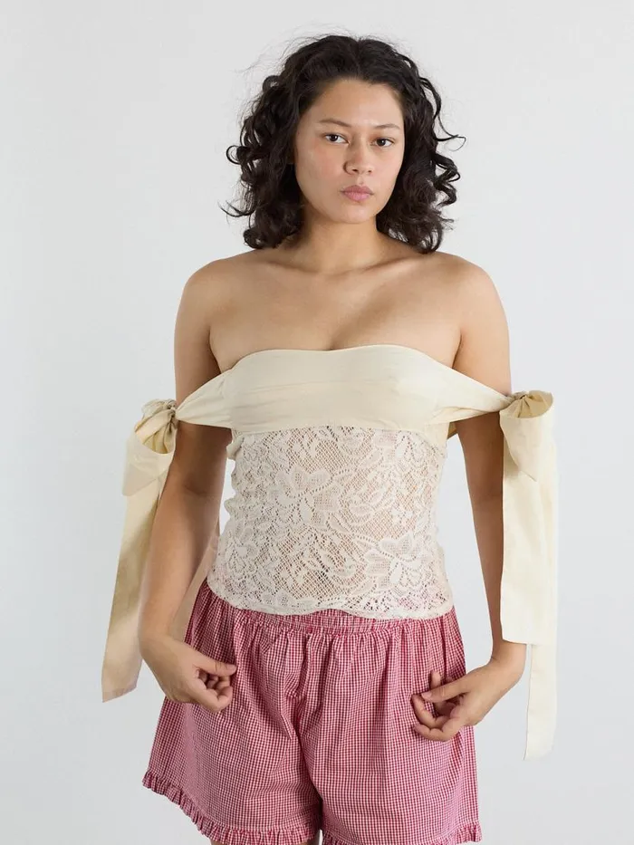 Women Open Wings Top Ivory Lisa Says Gah Sleeveless Tops