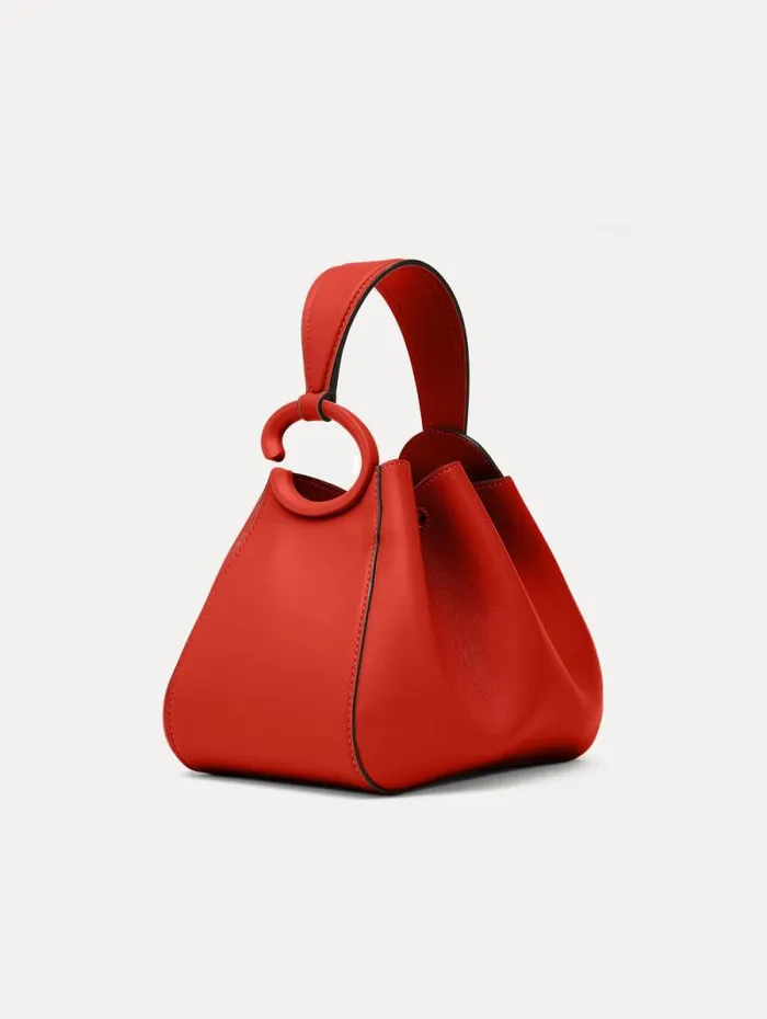 Women Oscar De La Renta Handbags O Handle Bag Cinnamon