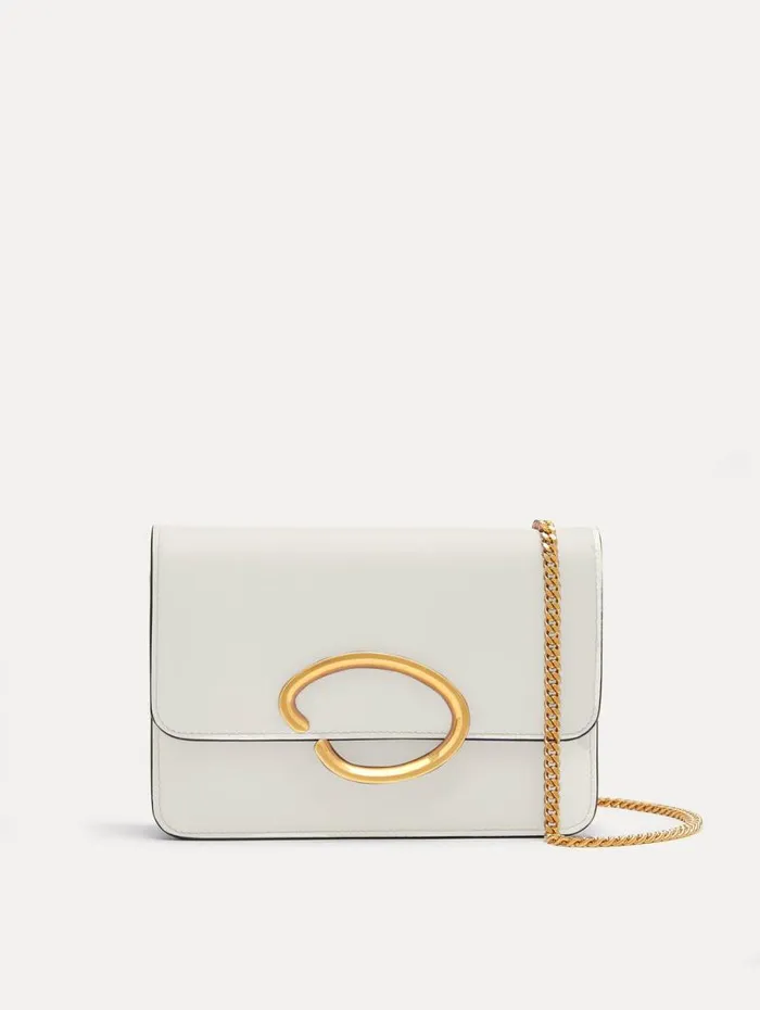 Women Oscar De La Renta Handbags O Pochette White