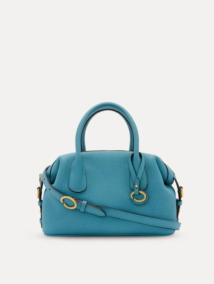 Women Oscar De La Renta Handbags The Mini Dahlia Denim Blue