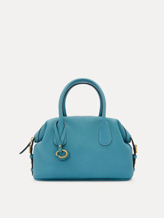 Women Oscar De La Renta Handbags The Mini Dahlia Denim Blue Women Oscar De La Renta Handbags The Mini Dahlia Denim Blue