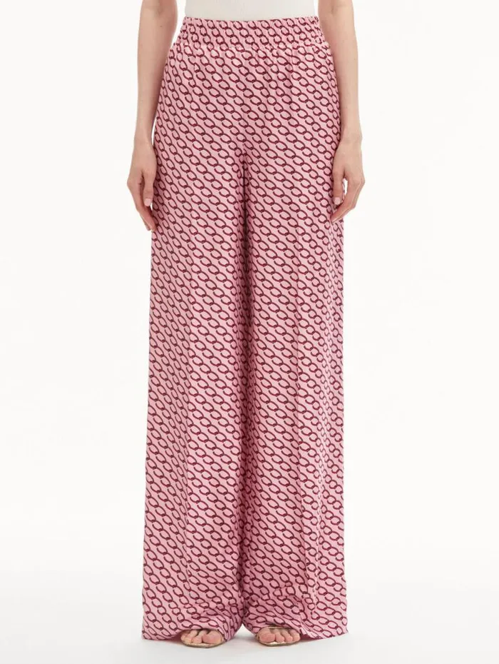 Women Oscar De La Renta Pants and Skirts Small Oscar ChainLink Pant Beet Pink Women Oscar De La Renta Pants and Skirts Small Oscar ChainLink Pant Beet Pink