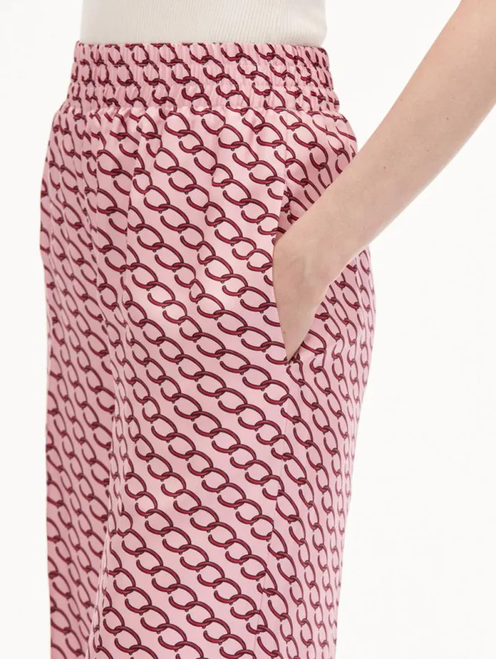 Women Oscar De La Renta Pants and Skirts Small Oscar ChainLink Pant Beet Pink Women Oscar De La Renta Pants and Skirts Small Oscar ChainLink Pant Beet Pink