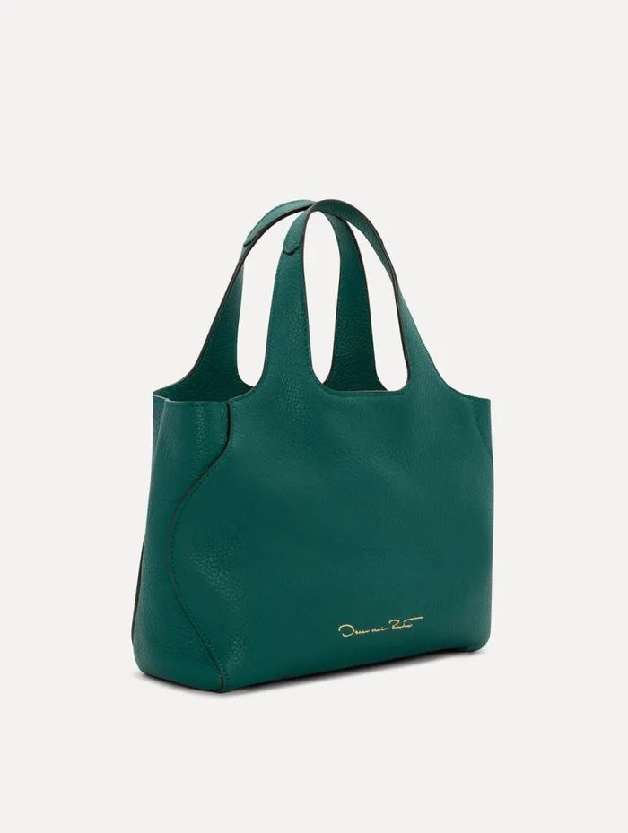 Women Oscar De La Renta Signature Handbags The Mini Topaz Bottle Green Women Oscar De La Renta Signature Handbags The Mini Topaz Bottle Green