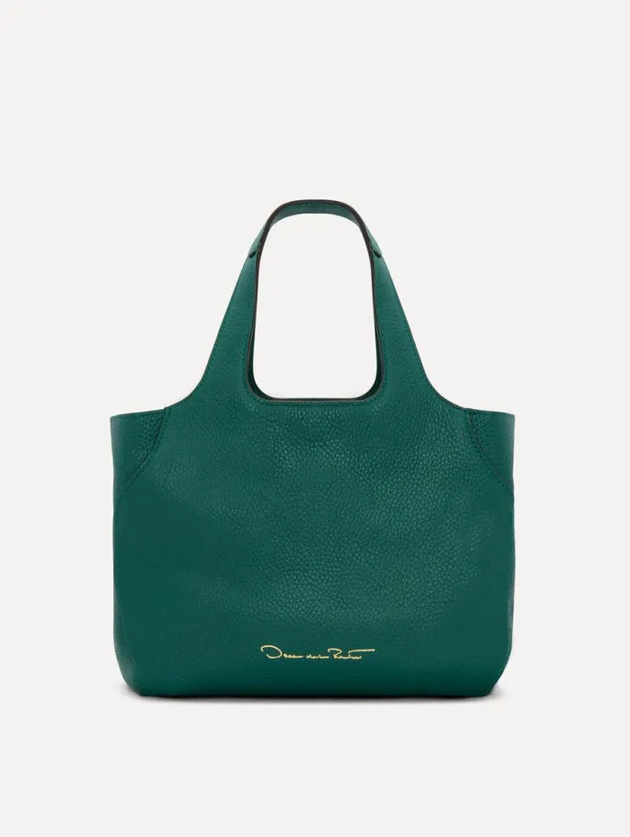 Women Oscar De La Renta Signature Handbags The Mini Topaz Bottle Green Women Oscar De La Renta Signature Handbags The Mini Topaz Bottle Green